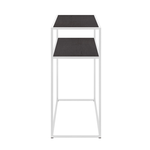 Консоль SKANDI, белая, ЛДСП черный фото 9