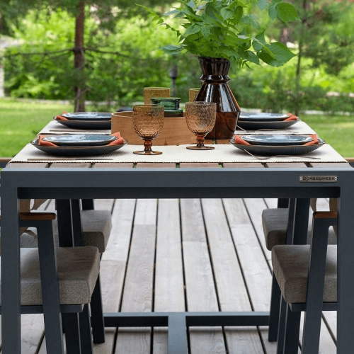 Садовая мебель SANTORINI / стол и 4 стула фото 4