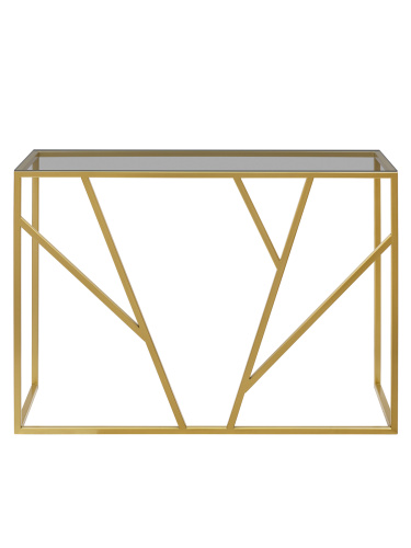 Консоль EVA, золотая, тонированное стекло 1000х350х810 фото 7